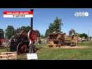 VIDÉO. « Ne pas oublier les gens de la terre » : une machine à vapeur dans un festival du Calvados