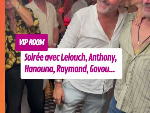 VIDEO : Belle soire au VIP Room   St Tropez entre Philippe Lelouch, Jerome Anthony, Cyril Hanouna, Raymond Aabou...