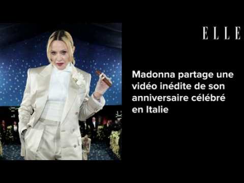 VIDEO : Madonna partage une vido indite de son anniversaire clbr en Italie