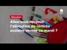 VIDEO. Allez-vous recevoir l'allocation de rentrée scolaire versée ce mardi ?