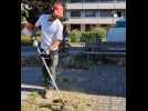 Robin Gervais, paysagiste, nettoie bénévolement des espaces mal entretenus à Lyon