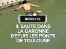 Insolite : Il saute depuis les ponts de Toulouse dans la Garonne