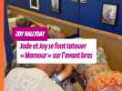 Joy Hallyday semble ne pas trop bien supporter le tatouage