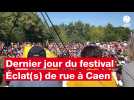 VIDÉO. « On est très contents » : dernier week-end du festival d'art Éclat(s) de Rue à Caen