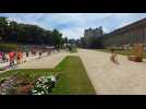 Arthur Le Comte du Colombier, un athlète malvoyant a disputé le Run Archery à Vannes