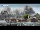 Destruction à Gaza-ville, cible de bombardements israéliens intenses