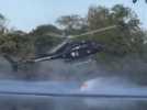 Les images impressionnantes du crash d'hélicoptère à Rosporden !