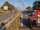 Oise: un camion prend feu sur la RN31 près de Beauvais