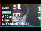 À 16 ans, le DJ Liam C mixe au Festival Plein Air de Douai