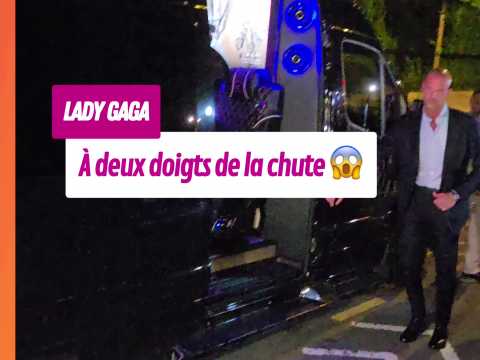 VIDEO : Lady Gaga  deux doigts de la chute