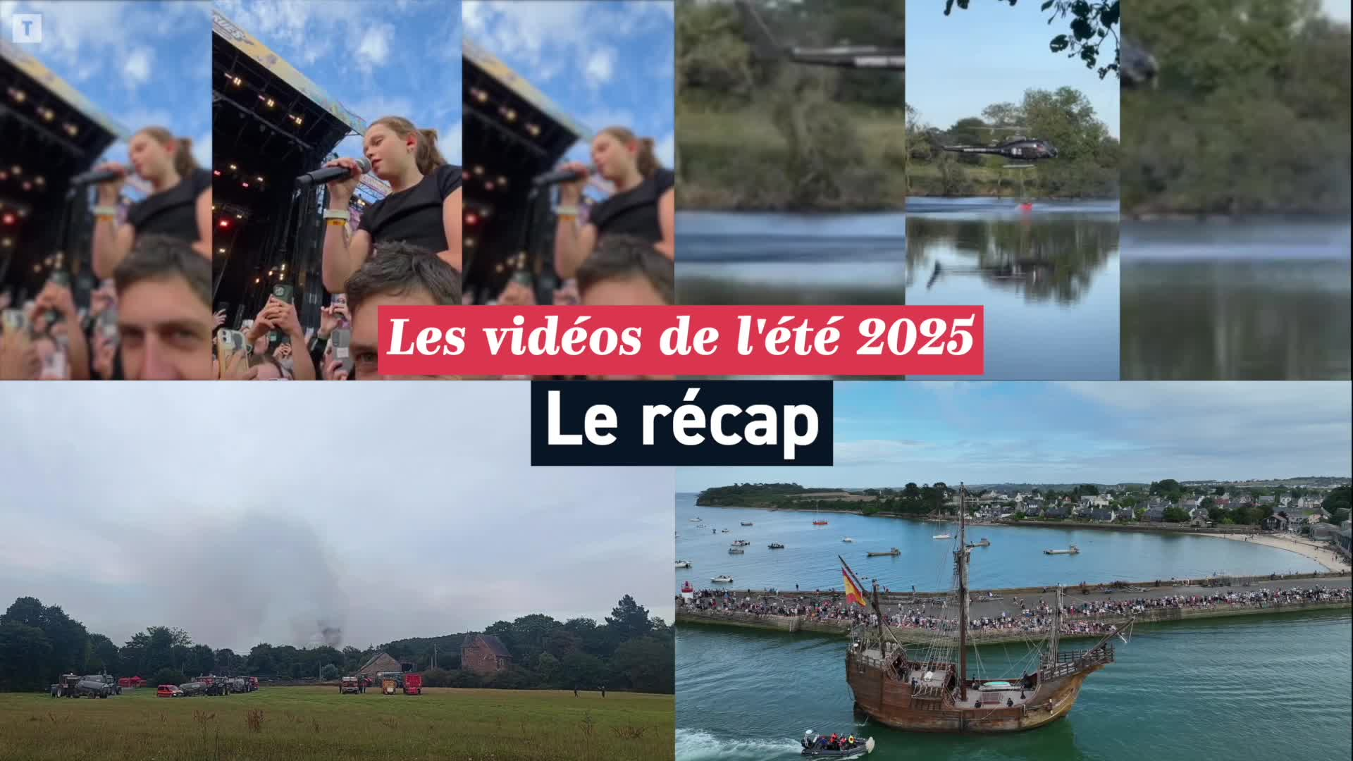 Crash d'hélico, Zaho de Sagazan en breton, Tour de France... : les cinq vidéos du Télégramme qu'il fallait voir cet été