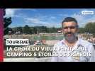 La croix du vieux pont à Berny-Rivière, seul camping 5 étoiles de Picardie