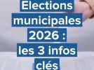 Les élections municipales 2026 en trois points