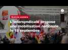 VIDEO. L'intersyndicale propose une mobilisation nationale le 18 septembre