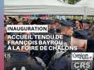 François Bayrou inaugure la Foire de Châlons sous tension