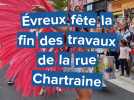 Évreux fête la fin des travaux de la rue Chartraine
