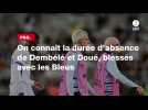 VIDÉO. PSG. On connaît la durée d'absence de Dembélé et Doué, blessés avec les Bleus
