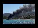 Feu dans une paillote à L'Île-Rousse