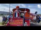 VIDÉO. La parade publicitaire du Tour de France colore l'agglomération de Saint-Brieuc