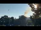 VIDÉO. En Ukraine, le siège du gouvernement incendié lors de frappes