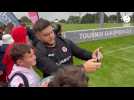 VIDÉO. Le Stade Toulousain s'est entraîné à Ploufragan sous les yeux de jeunes joueurs bretons
