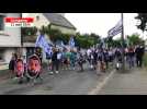 VIDÉO. Les supporters du RC Vannes arrivent au stade à Guingamp pour un match de rugby inédit