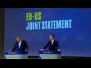VIDÉO. Droits de douane : l'Union européenne et les États-Unis actent leur accord