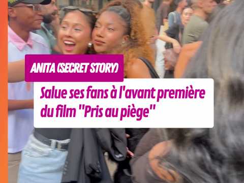 VIDEO : Anita de Secret Story, trs ouverte, elle salue ses fans   l?avant premire du film 