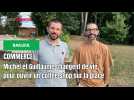 Bailleul : Guillaume et Michel expliquent l'idée de Plek, leur futur coffee shop sur la grand'place