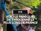 Le parcours de Tyrolienne le plus long de France : LuzTyroline