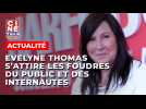 Evelyne Thomas s'attire les foudres du public et des internautes