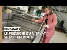 Vendanges en Champagne : le pressoir du Vitryat se met en route