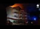 VIDEO. Violent feu d'appartement cette nuit à Pornic