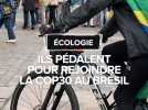 Ils pédalent à vélo pour rejoindre la COP30 au Brésil