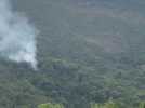 Les hélicoptères en action pour un feu de forêt dans la vallée du Paillon