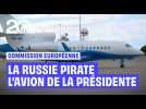 L'avion de la présidente de l'UE piraté par la Russie ?