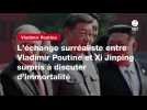 VIDEO. L'échange surréaliste entre Vladimir Poutine et Xi Jinping surpris à discuter d'immortalité
