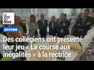 Au collège Wallon de Divion, les élèves ont présenté leur jeu à la rectrice