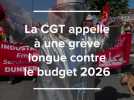 La CGT appelle à une grève longue contre le budget 2026