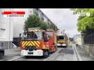 VIDÉO. Feu d'appartement à Caen : un femme intoxiquée, un chien meurt asphyxié