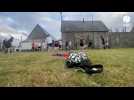 VIDÉO. Après quatre ans d'arrêt, le foot va à nouveau animer ce village de la Manche