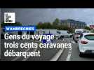 Gens du voyage : trois cents caravanes arrivent à Wambrechies