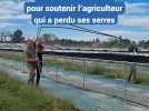 Un élan de solidarité pour soutenir l'agriculteur qui a perdu ses serres
