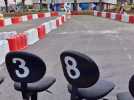 Abbeville : deuxième édition de la course des chaises de bureau ce 27 août 2025 dans le quartier Provinces, à Abbeville