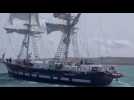 Escale à Calais : le Belem est arrivé