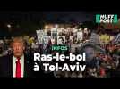 La manifestation gigantesque à Tel-Aviv avant une réunion à la Maison Blanche sur Gaza