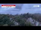 VIDÉO. Incendie à La Brèche au diable : 1 hectare de forêt brûlé
