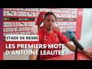 Antoine Leautey, nouvel attaquant du Stade de Reims