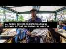 Ali Akbar, dernier crieur de journaux de Paris, décoré par Emmanuel Macron
