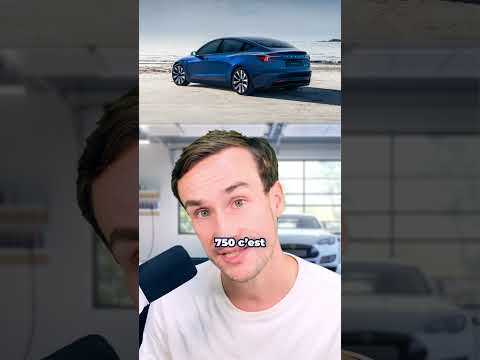Tesla Model 3 : NOUVELLE BATTERIE 750 KM pour le même prix ! #Tesla #Model3 #VoitureÉlectrique